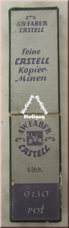 Faber-Castell Kopier-Minen 9130 rot, 5 Stück