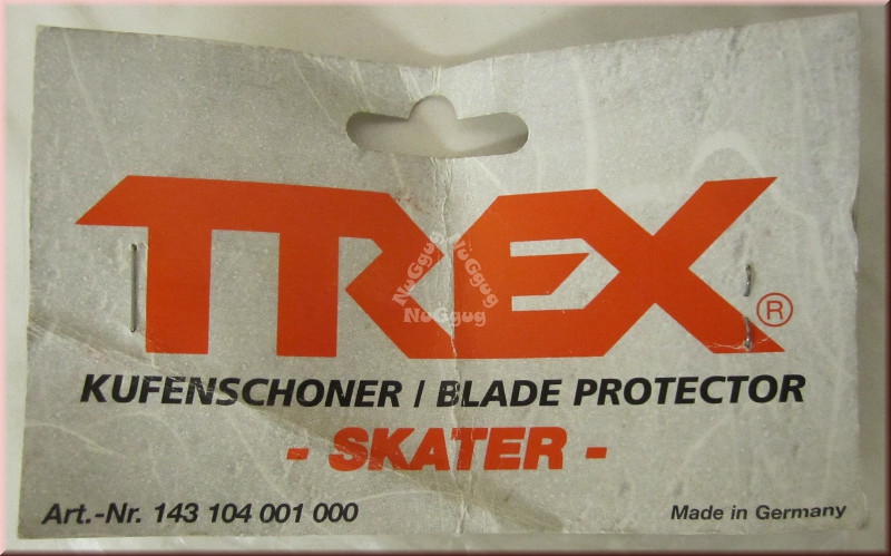 Schlittschuh Kufenschoner von Trex, schwarz, 1 Paar, Skater Blade Protector