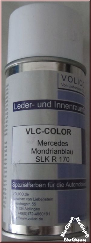 VLC-COLOR Mercedes Mondrianblau SLK R 170 Leder- und Innenraumfarbe