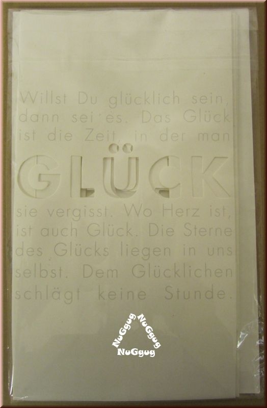 Lichttüte "GLÜCK" von Räder, 2 Stück