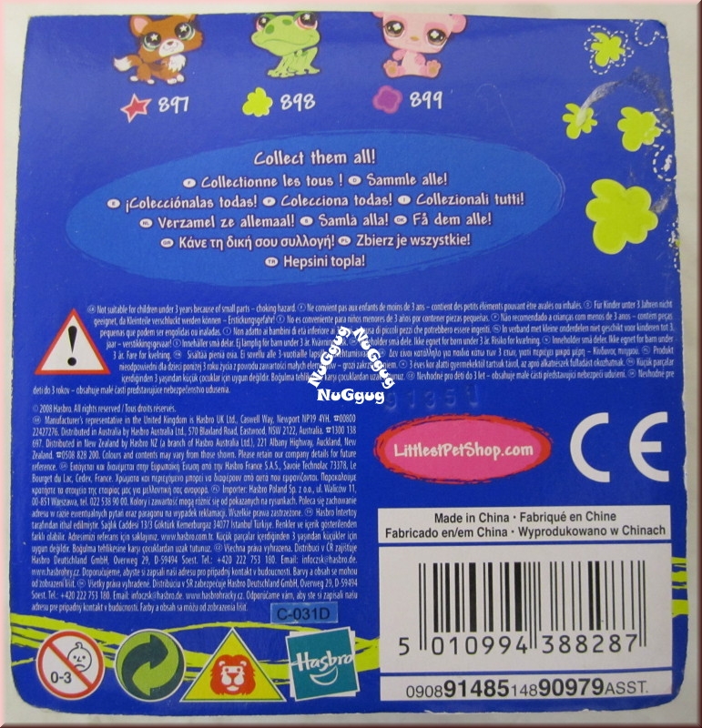 Littlest Pet Shop, 898 grüner Frosch, Frog, Wackeltierchen