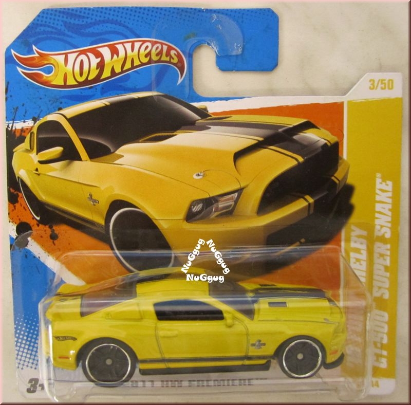 Hot Wheels "10 Ford Shelby GT-500 Super Snake", gelb, von Mattel