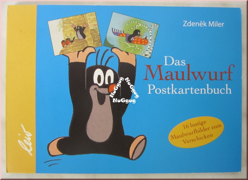 Das Maulwurf Postkartenbuch, 16 Postkarten