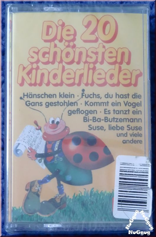 Musikkassette "Die 20 schönsten Kinderlieder"