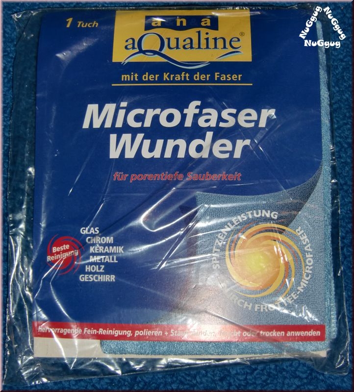 Microfaser Wunder Tuch blau, 40 x 40 cm, von ana aQualine