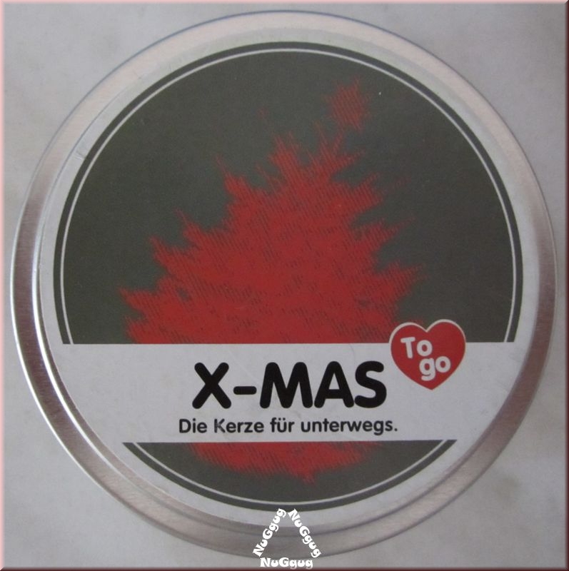 X-MAS to go - Die Kerze für unterwegs, Tannenbaum-Kerze