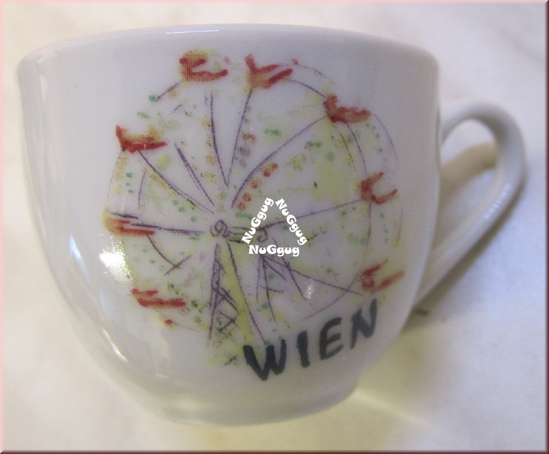 Espressotasse "Wien" mit Untertasse, Mokkatasse