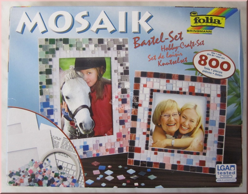 Folia Mosaik Bastel-Set Bilderrahmen