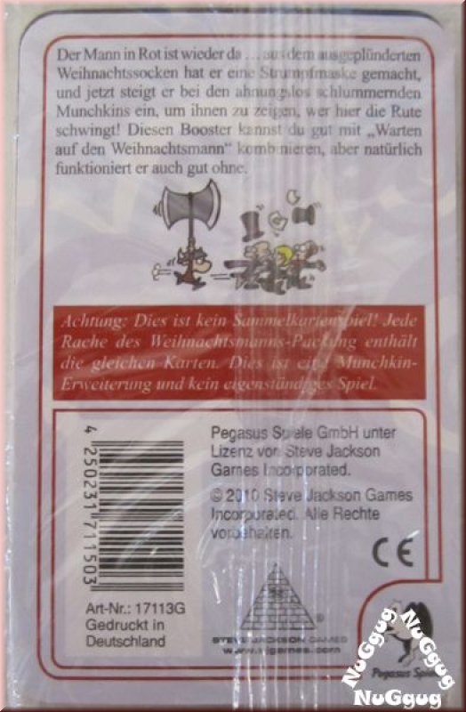 MUNCHKIN - Die Rache des Weihnachtsmanns. Erweiterungskarten