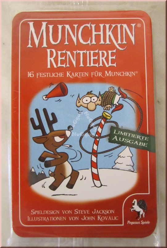 MUNCHKIN - Rentiere, Erweiterungskarten, limitierte Ausgabe