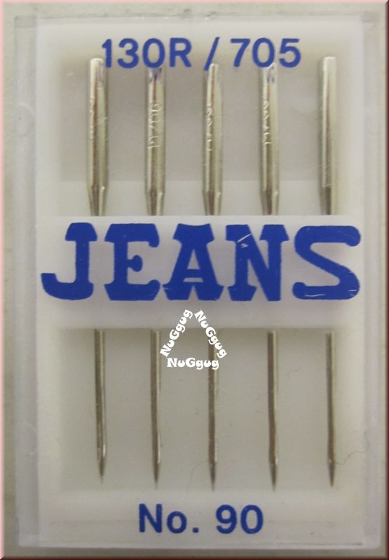 Nähmaschinennadeln 130R/705 No. 90 für Jeans