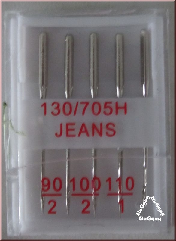 Nähmaschinennadeln 90 - 110. Jeans 130/705 H
