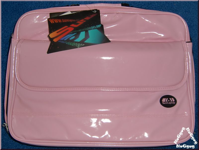 Notebooktasche "Rosa" von Surelaptop, Laptoptasche pink, bis 17 Zoll