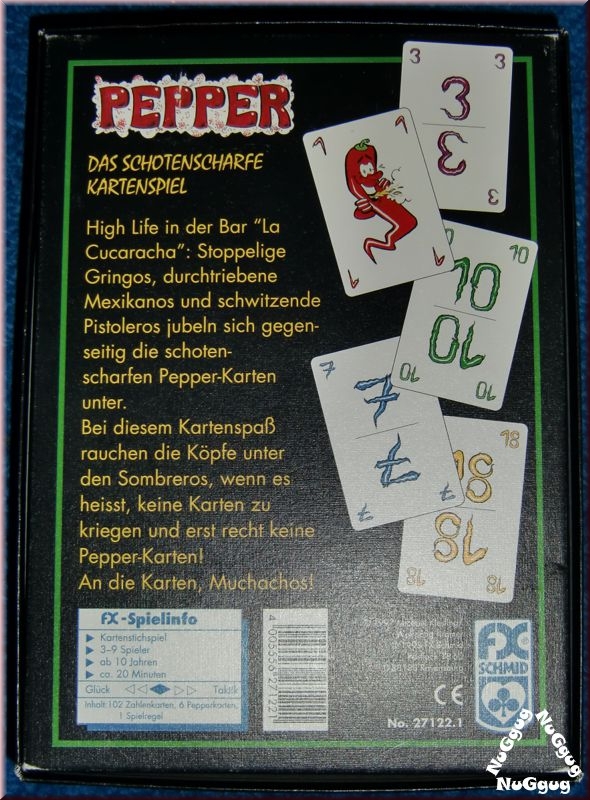 Pepper - Das Schotenscharfe Kartenspiel von FX Schmidt