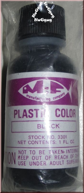 M-F Manufacoring Company Plastic Color Black. 1 FL OZ