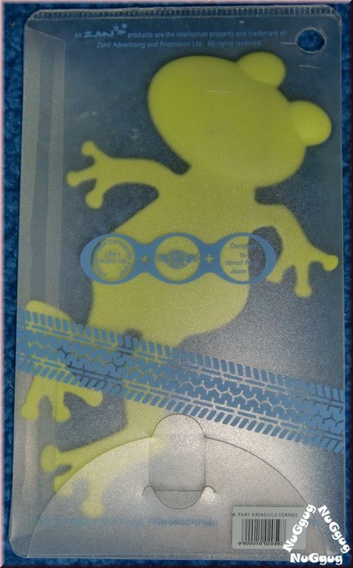 Lesezeichen Poor Frog. platt gefahrener Frosch