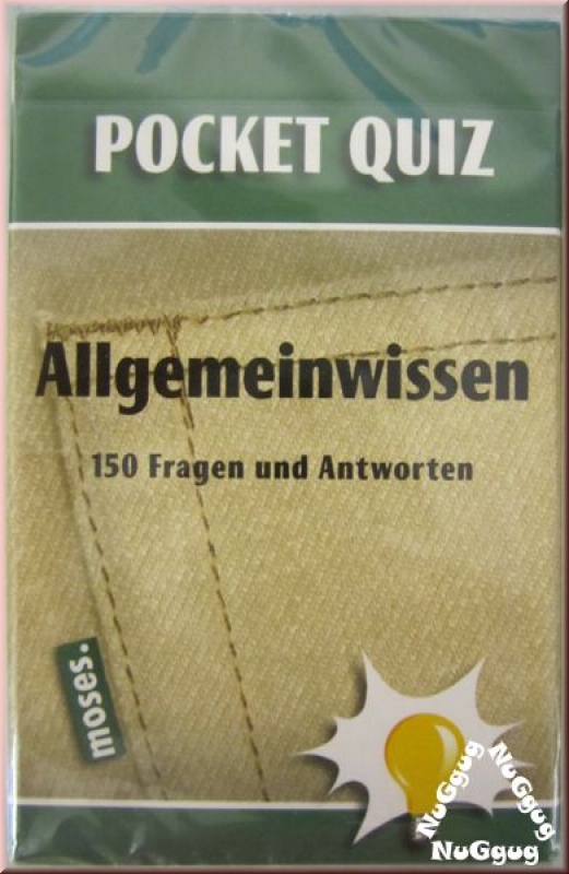 Pocket Quiz Allgemeinwissen, Moses 377
