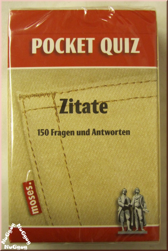 Pocket Quiz Zitate von Moses