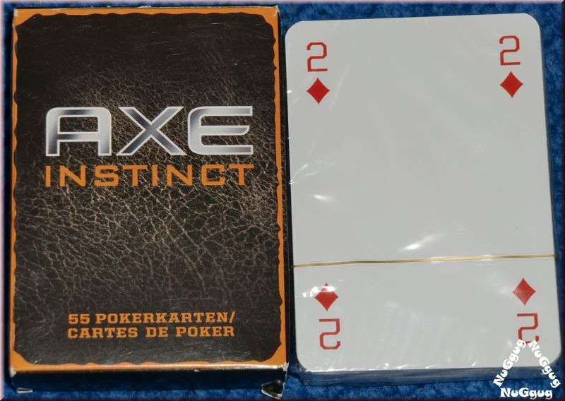 Pokerkarten. AXE Instinct