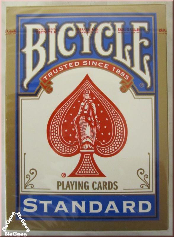 Pokerkarten. Bicycle standard. Playing Cards. blau