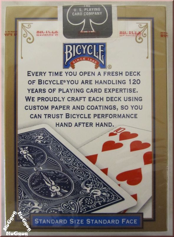 Pokerkarten. Bicycle standard. Playing Cards. blau