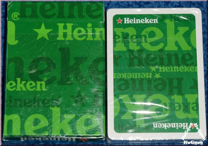 Pokerkarten. Heineken