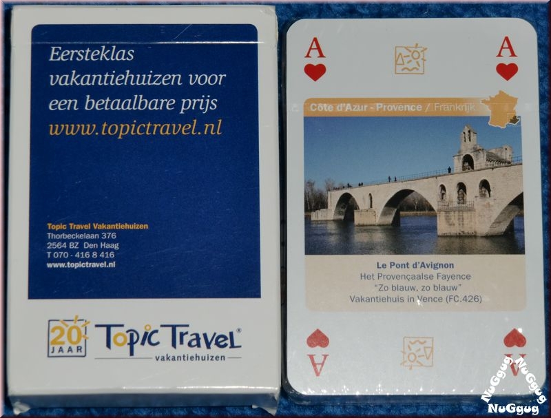 Pokerkarten. Topic Travel