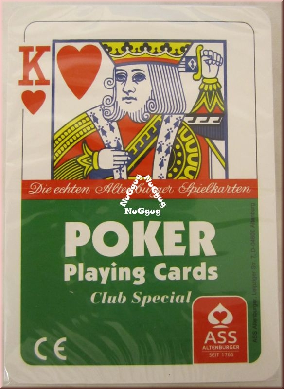Pokerkarten, Poker Playing Cards Club Special von ASS