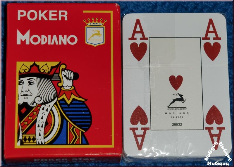 Pokerkarten. Modiano Plastic