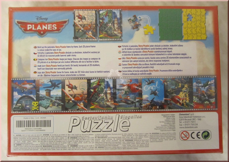 Puzzle Disney Planes, 200 Teile, Story Puzzle von Clementoni