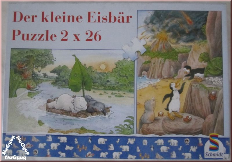 Der kleine Eisbär. Puzzle 2 x 26 Teile