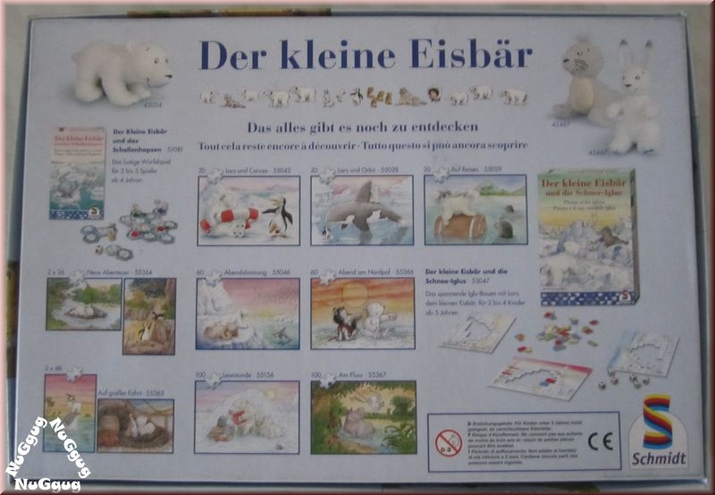 Der kleine Eisbär. Puzzle 2 x 26 Teile