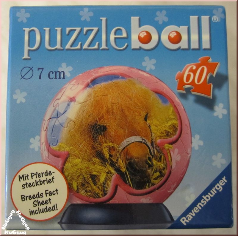 Puzzleball Pferde Artikelnummer 094998 Motiv 06 von Ravensburger. 60 Teile