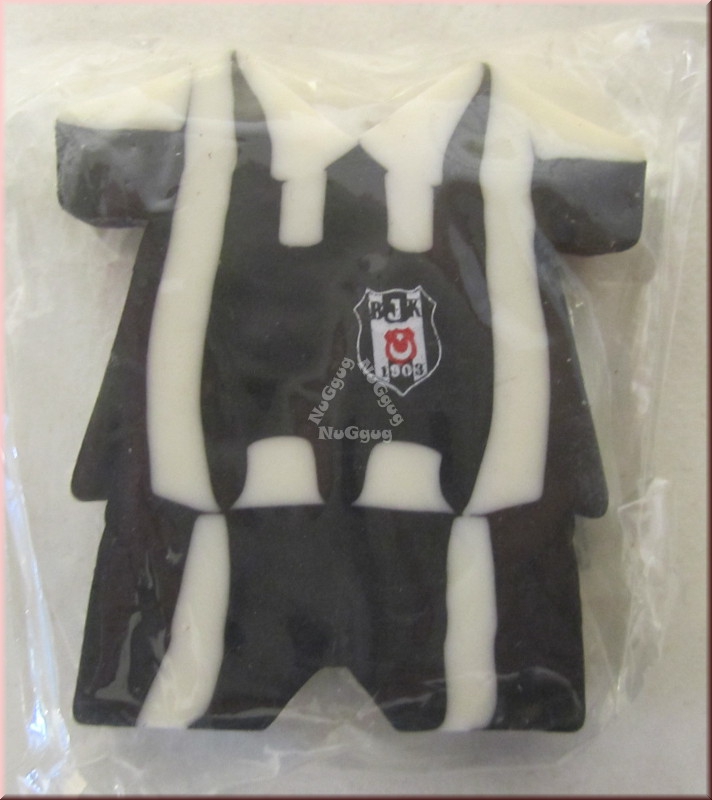 Radiergummi Fußballtrikot, schwarz/weiss