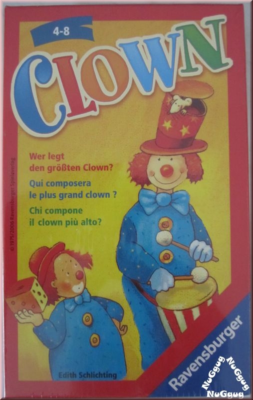 Clown von Ravensburger, das lustige Legespiel