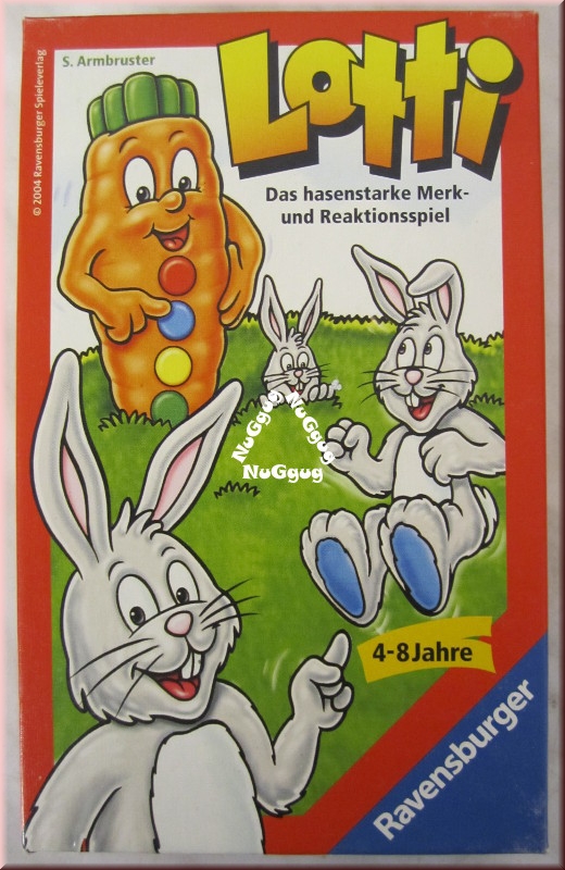 Lotti, das hasenstarke Merk- und Reaktionsspiel von Ravensburger