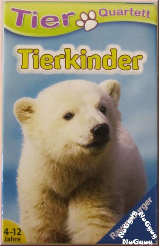 Tier-Quartett Tierkinder von Ravensburger