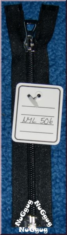 Reißverschluß riri NYL 506. schwarz/schwarz. 19.5 cm