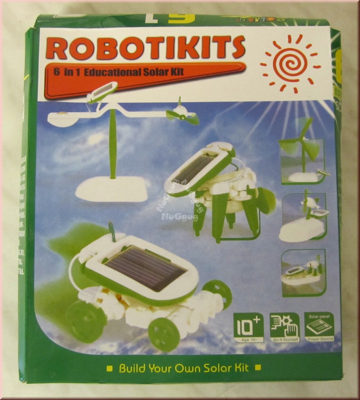 Robotikits Do it Yourself 6 in 1 eductional Solar Kit