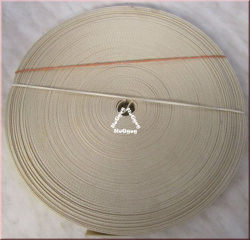 Rolladengurt, beige, 23 mm, 50 Meter