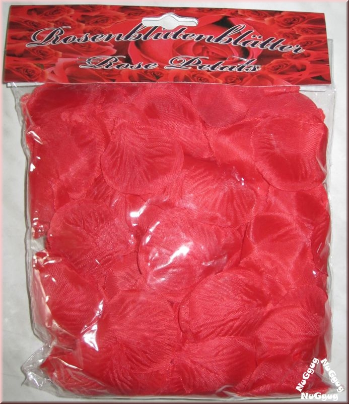 Rosenblütenblätter. Packung mit 50 Gramm. Streudeko