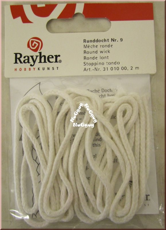 Runddocht Nummer 9 von Rayher, 2 Meter