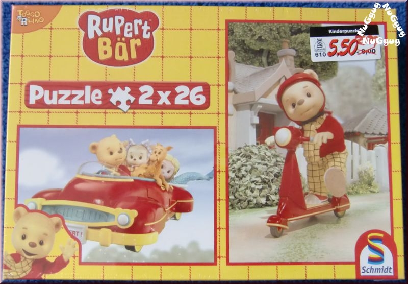 Ruppert Bär unterwegs. Puzzle 2 x 26 Teile