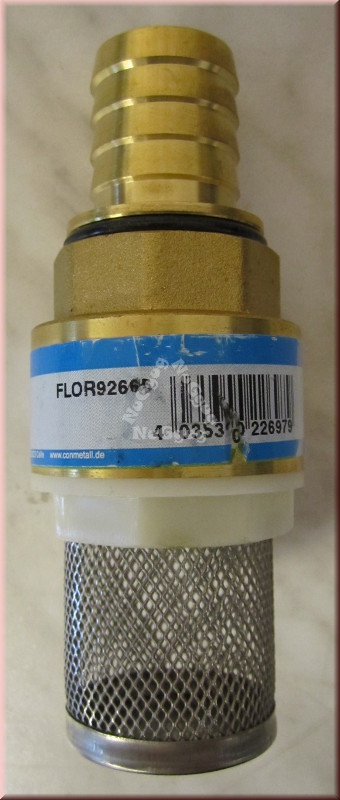 Cornat FLOR92665 Saugfilter, Messing, 1 Zoll, mit Korb und Tülle