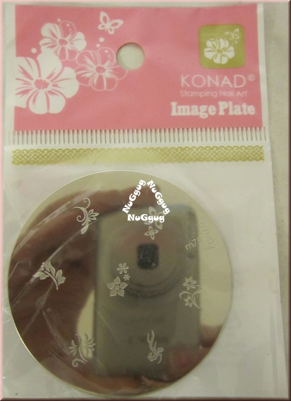 Konad Stamping Nail Art Image Plate M75