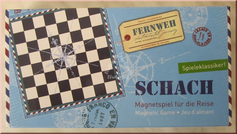 Magnetisches Reisespiel Schach, von Moses