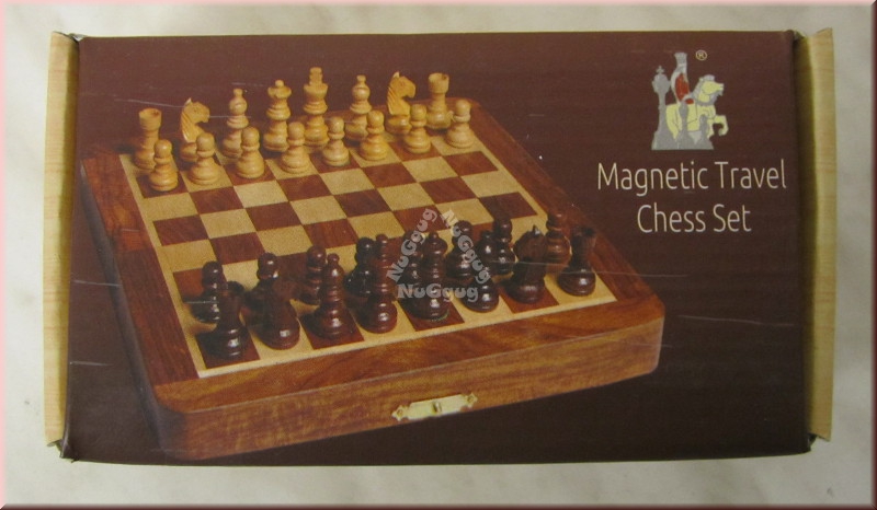 Magnetisches Reisespiel Schach, Longdield Magnetic Travel Chess Set