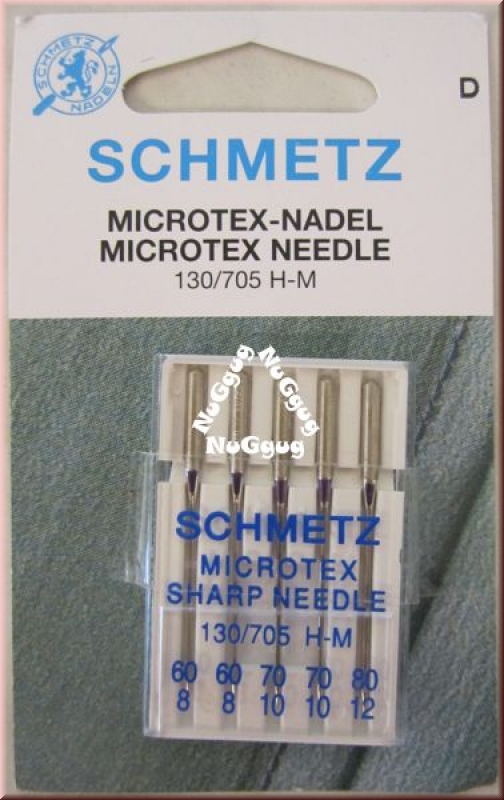 Nähmaschinennadeln 60 - 80. Microtex 130/705 H-M von Schmetz