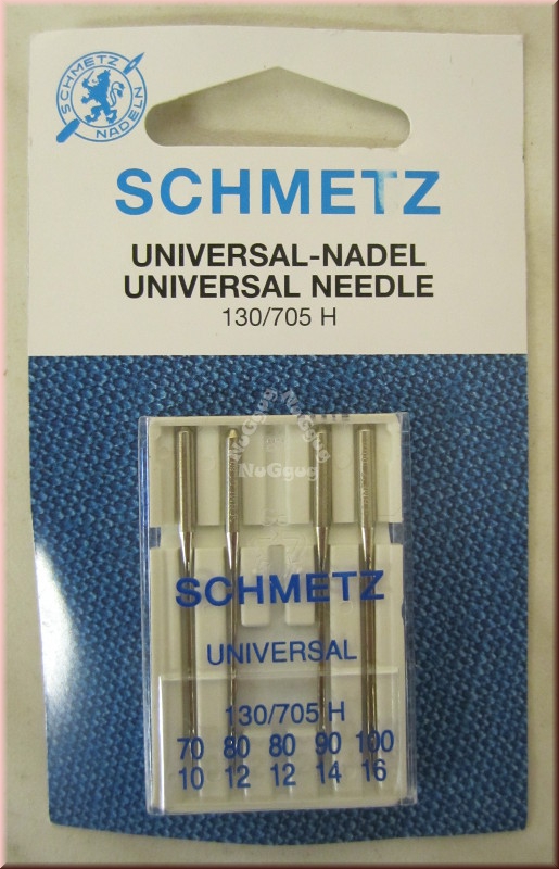 Nähmaschinennadeln Schmetz universal 70 - 100, 130/705 H, 4 Stück
