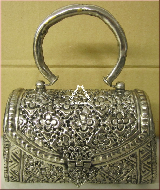 Schmuckkästchen "Handtasche", Metall, Schmuckbox